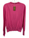 Ann Mashburn Size L Pink cotton silk blend Button Down Round Neck Cardigan Pink / L