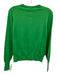 Ann Mashburn Size L Green cotton silk blend Button Down Round Neck Cardigan Green / L