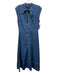 Veronica Beard Jeans Size 6 Medium Wash Cotton Denim Button & Zip Front Dress Medium Wash / 6
