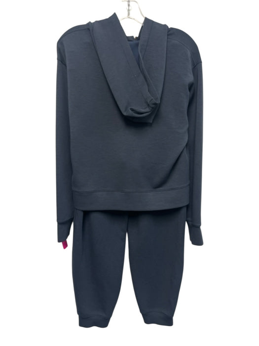 Rhone Size M Navy Blue Heathered Full ZIp Hooded Jogger Pant Set Navy Blue / M