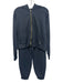 Rhone Size M Navy Blue Heathered Full ZIp Hooded Jogger Pant Set Navy Blue / M