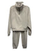 Rhone Size M Cream Heathered Full ZIp Hooded Jogger Pant Set Cream / M