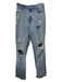 We The Free Size 31 Light Wash Cotton Denim Ripped 5 Pocket Zip & Button Jeans Light Wash / 31