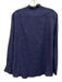 Ann Mashburn Size L Blue, Red, Green Cotton Semi Sheer Strawberry Top Blue, Red, Green / L