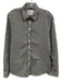 The Shirt Size M Black & White Cotton Gingham Long Sleeve Button Down Top Black & White / M