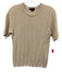 Rag & Bone Size M Beige Wool Knit Wavy short sleeve Sweater Beige / M