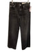 Rag & Bone Size 28 Washed Black Cotton High Rise Straight Leg Jeans Washed Black / 28