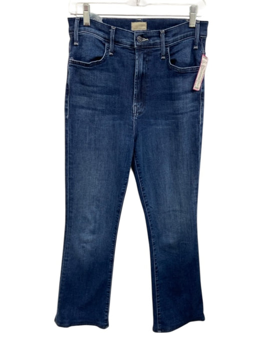 Mother Size 29 Dark Wash Cotton Blend Stretch Denim High Rise Ankle Jeans Dark Wash / 29
