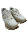 Veronica Beard Shoe Size 8 White & Beige Leather & Suede Lace Up Sneakers White & Beige / 8