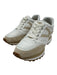 Veronica Beard Shoe Size 8 White & Beige Leather & Suede Lace Up Sneakers White & Beige / 8