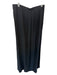 Lanvin Size Est S/M Black Acetate Blend High Waist Pleated Side Zip Maxi Skirt Black / Est S/M