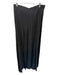 Lanvin Size Est S/M Black Acetate Blend High Waist Pleated Side Zip Maxi Skirt Black / Est S/M