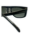 Givenchy Black Acetate Flat Top Rectangular Sunglasses Black