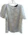Abbey Glass Size Large White Polyester Sleeveless Round Neck Short Sleeve Top White / Large