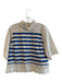 Hope for Flowers by Tracy Reese Size Medium Beige & Blue Organic Cotton Top Beige & Blue / Medium