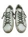 Golden Goose Shoe Size 41 White & Grey Leather Low Top lace up Sneakers White & Grey / 41