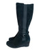 Blondo Shoe Size 11M Black Suede Elastic Calf Wedge Knee High Boots Black / 11M