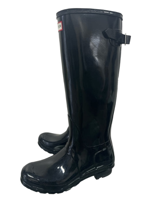 Hunter Shoe Size 8 Black Rubber Boots Black / 8