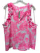 Lilly Pulitzer Size XL Pink Sleeveless Printed Ruffles Top Pink / XL
