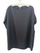 Lafayette 148 Size 1X Black Polyester Textured Sleeveless Top Black / 1X