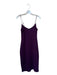 Babaton Size M Eggplant Nylon & Elastane Spaghetti Strap Pencil Skirt Maxi Dress Eggplant / M