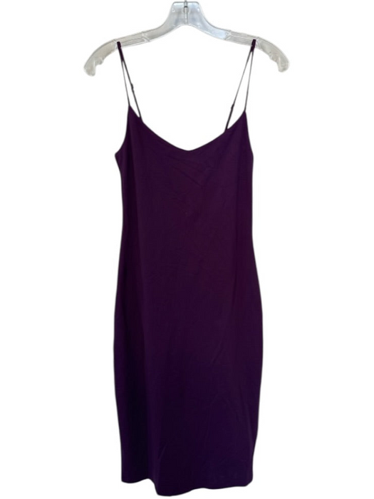 Babaton Size M Eggplant Nylon & Elastane Spaghetti Strap Pencil Skirt Maxi Dress Eggplant / M