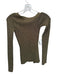 Staud Size XS Gold Nylon Blend Knit Metallic Cardigan Sweater Gold / XS