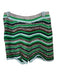 Free People Size XS Green & Brown Viscose Blend Elastic Waist Knit Mini Shorts Green & Brown / XS