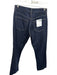 Reformation Size 26 Dark Wash Organic Cotton Blend Mid Rise Straight Leg Jeans Dark Wash / 26