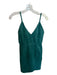 Superdown Size XS Green Vegan Suede Spaghetti Strap Dress Green / XS