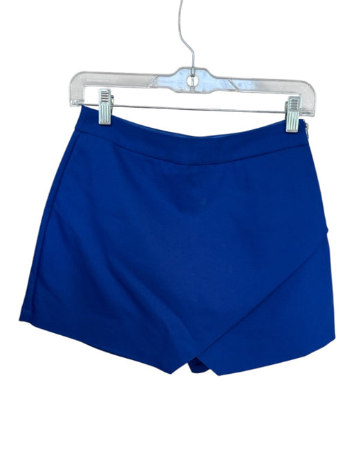English Factory Size S Cobalt Polyamid Side Zip Mini Skort Cobalt / S
