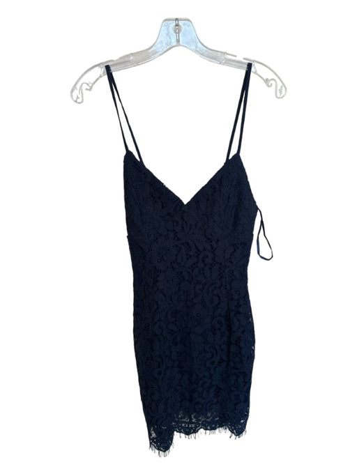 Superdown Size XS Navy Lace Spaghetti Strap Mini Dress Navy / XS