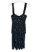 We Wore What Size S Black & Blue Viscose Sleeveless Corset Lace Trim Dress Black & Blue / S