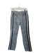 Mother Size 26 Gray & Navy Cotton Blend High Rise Plaid Side Stripes Pants Gray & Navy / 26