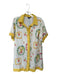 Strut & Bolt Size L Yellow & Green Rayon & Linen Short Sleeve Tropical Dress Yellow & Green / L