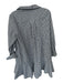 Tuckernuck Size M Black & White Cotton Long Sleeve Gingham Scalloped Hem Dress Black & White / M