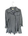 Tuckernuck Size M Black & White Cotton Long Sleeve Gingham Scalloped Hem Dress Black & White / M