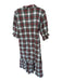 Holly Shae Design Size S/M Red & green Cotton Long Balloon Sleeve Buttons Dress Red & green / S/M