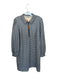 Tyler Boe Size XL Navy & white Polyester Blend Long Sleeve Front Zip Dress Navy & white / XL