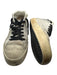Golden Goose Shoe Size 38 Taupe & Silver Leather & Suede Croc Embossed Sneakers Taupe & Silver / 38
