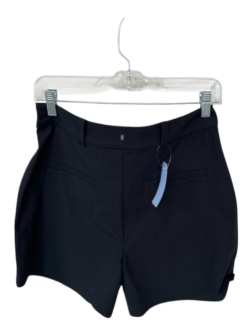 Rhone Size 8 Black Polyester Blend High Waist Front Pockets Athletic Shorts Black / 8