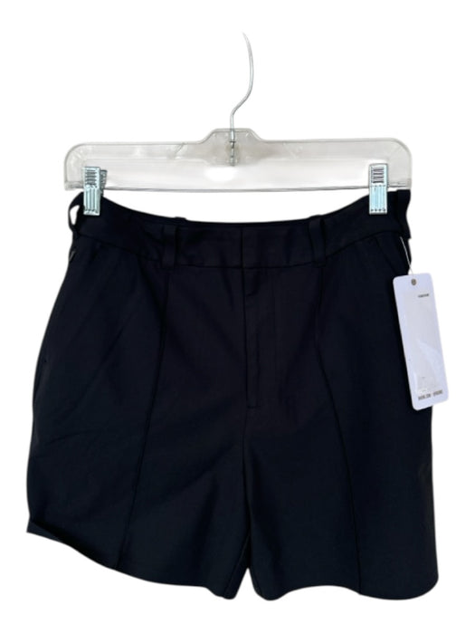 Rhone Size 8 Black Polyester Blend High Waist Front Pockets Athletic Shorts Black / 8