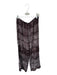 Bella Dahl Size M Brown & White Tencel Drawstring Abstract Wide Leg Pants Brown & White / M