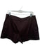 Zara Size L Brown Cotton Wrap & button Pockets Mini Skort Brown / L