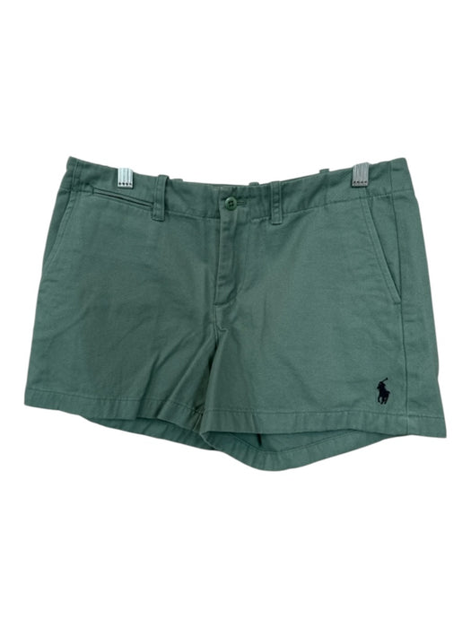 Ralph Lauren Sport Size 4 Sage green Cotton Front Pockets Shorts Sage green / 4