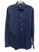 Polo Size M Blue & White Cotton Polka Dot Button Down Men's Long Sleeve Shirt Blue & White / M