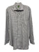 Sid Mashburn Size 15 White & Multi Cotton Plaid Button Down Long Sleeve Shirt White & Multi / 15