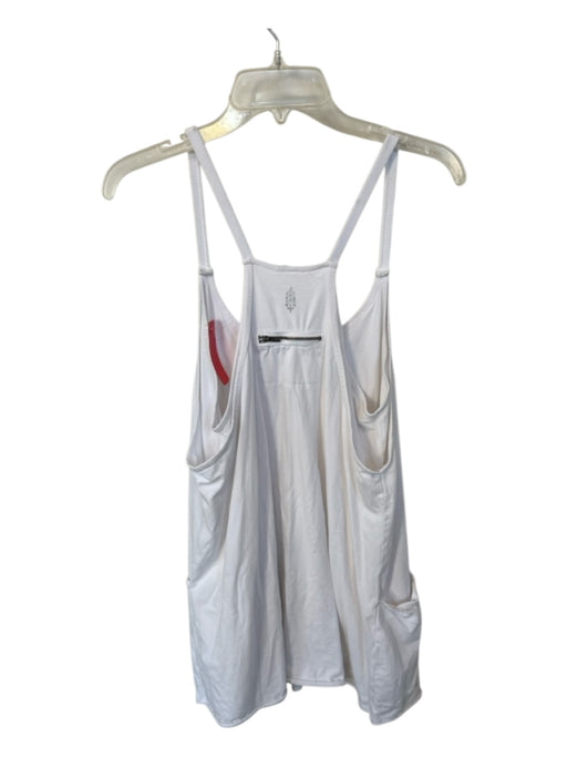 FP Movement Size L White Cotton Blend Racerback Athletic Romper White / L