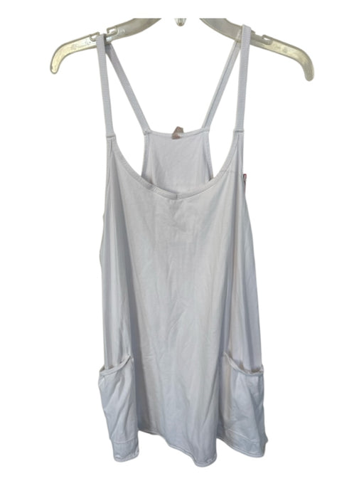 FP Movement Size L White Cotton Blend Racerback Athletic Romper White / L