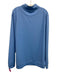 Peter Millar Size XL Blue Synthetic Herringbone Athletic Men's Long Sleeve Shirt Blue / XL